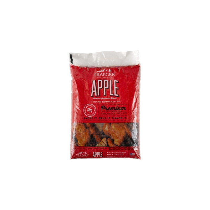 Traeger Hartholz Pellets APFEL, 9kg, Brennstoff