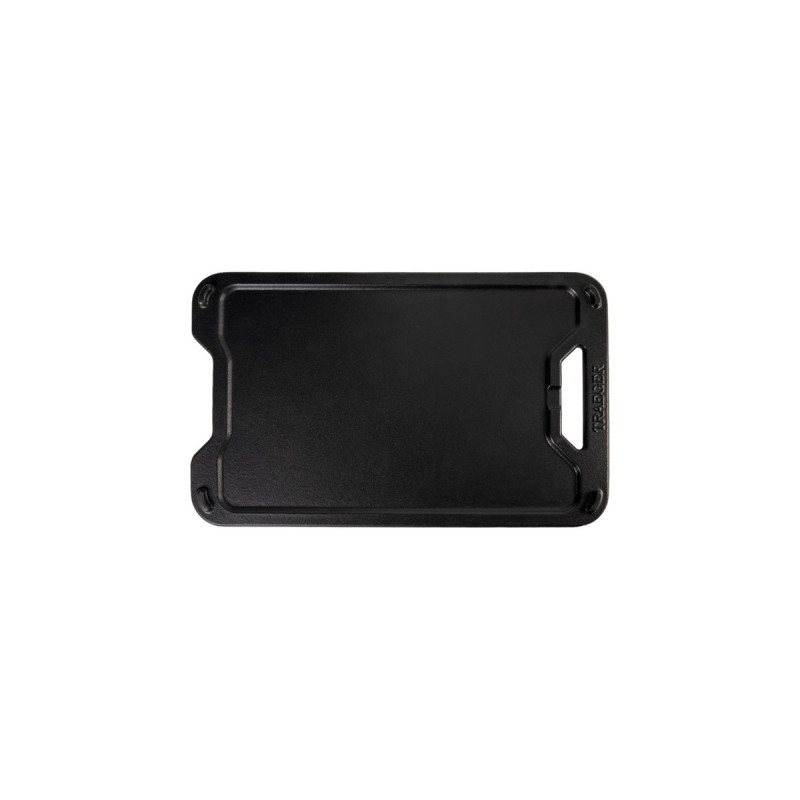 Traeger ModiFIRE wendbare Gusseisen-Grillplatte BAC696(schwarz, 46 x 26cm)