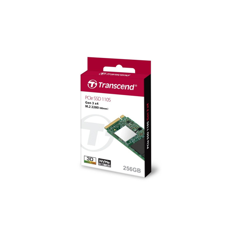 Transcend 110S 256 GB, SSD(PCIe 3.0 x4, NVMe 1.3, M.2 2280)