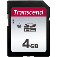 Transcend 300S 4 GB, Speicherkarte(schwarz, Class 10)