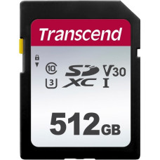 Transcend 300S 512 GB, Speicherkarte(UHS-I U3, Class 10, V30)