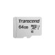 Transcend 300S 64 GB microSDXC, Speicherkarte(silber, UHS-I U1, Class 10)