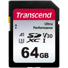Transcend 340S 64 GB SDXC, Speicherkarte(UHS-I U3, Class 10, V30, A2)
