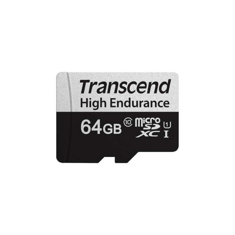 Transcend 350V 64 GB microSDXC, Speicherkarte(UHS-I U1, Class 10)
