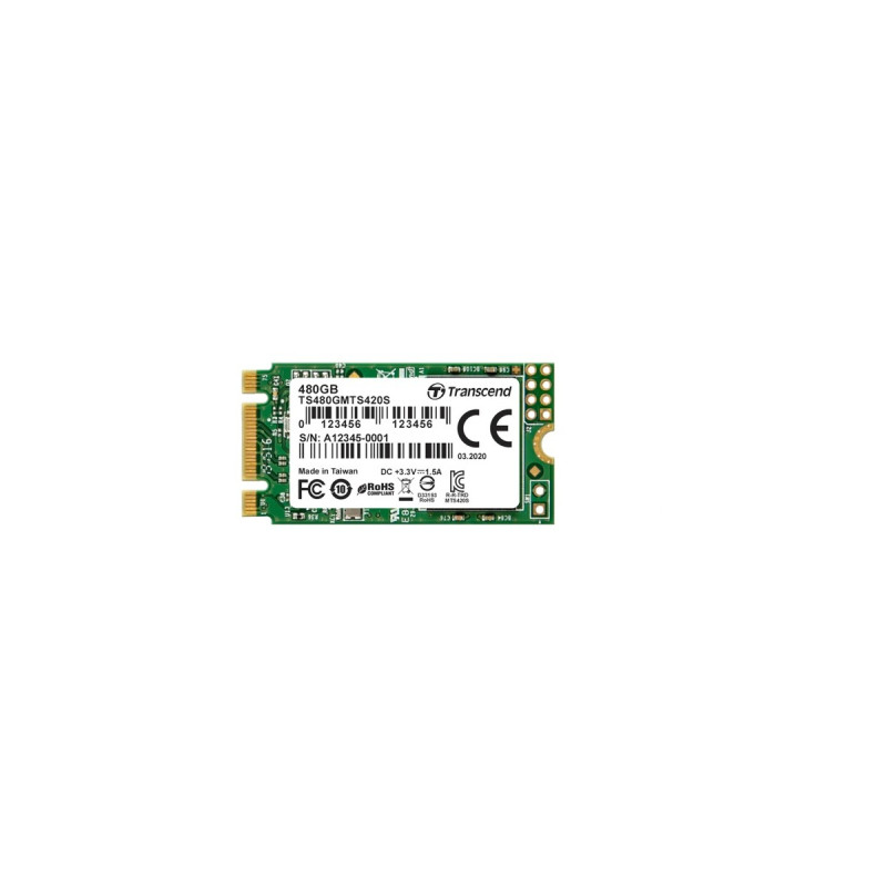 Transcend 420S 480 GB, SSD(SATA 6 Gb/s, M.2 2242)