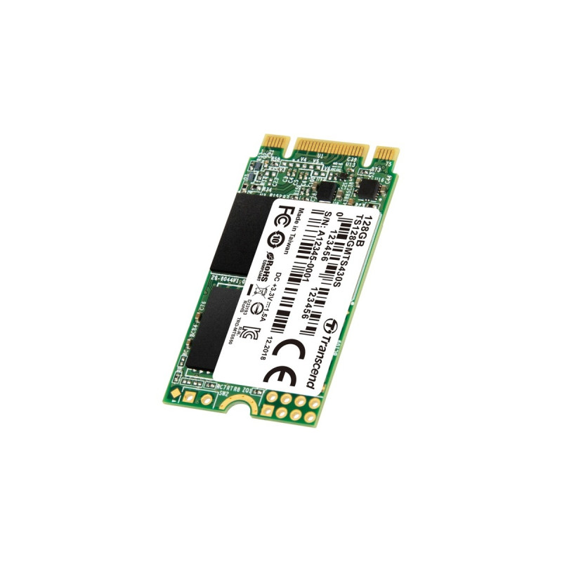 Transcend 430S 128 GB, SSD(SATA 6 Gb/s, M.2 2242)