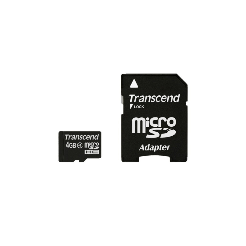 Transcend 4 GB microSDHC Class, Speicherkarte(Class 4)