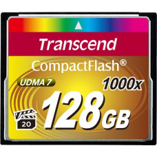 Transcend CompactFlash 1000 128 GB, Speicherkarte(schwarz, UDMA 7)