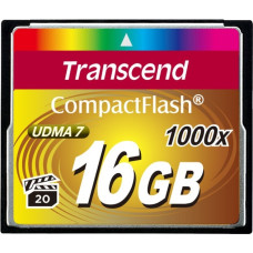 Transcend CompactFlash 1000 16 GB, Speicherkarte(schwarz, UDMA 7)