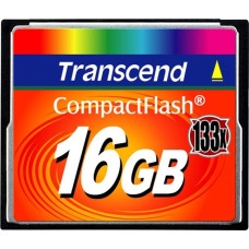 Transcend CompactFlash 133 16 GB, Speicherkarte(schwarz, UDMA 4)
