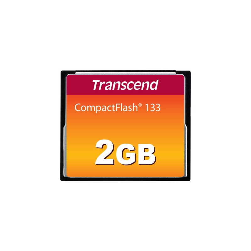 Transcend CompactFlash 133 2 GB, Speicherkarte(schwarz, UDMA 4)