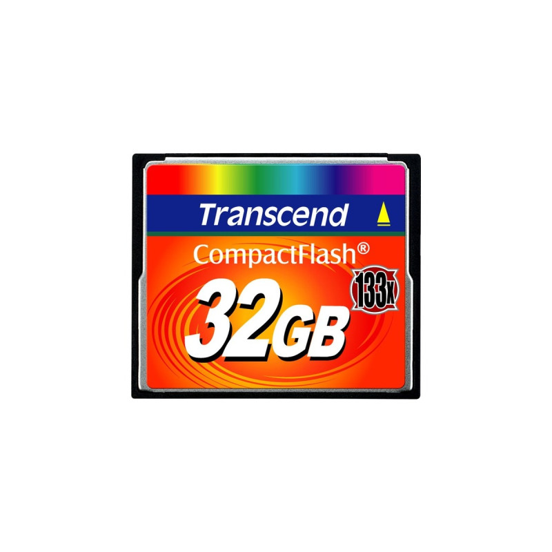 Transcend CompactFlash 133 32 GB, Speicherkarte(schwarz, UDMA 4)