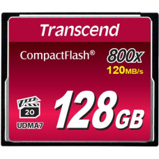 Transcend CompactFlash 800 128 GB, Speicherkarte(schwarz, UDMA 7)