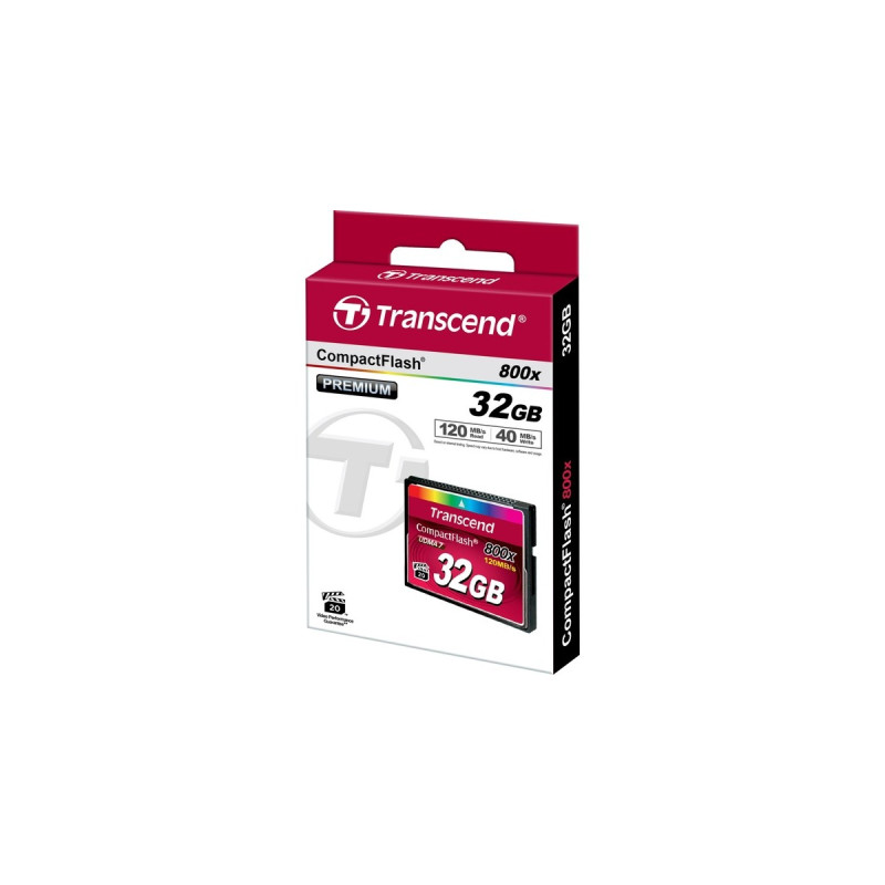 Transcend CompactFlash 800 32 GB, Speicherkarte(UDMA 7)