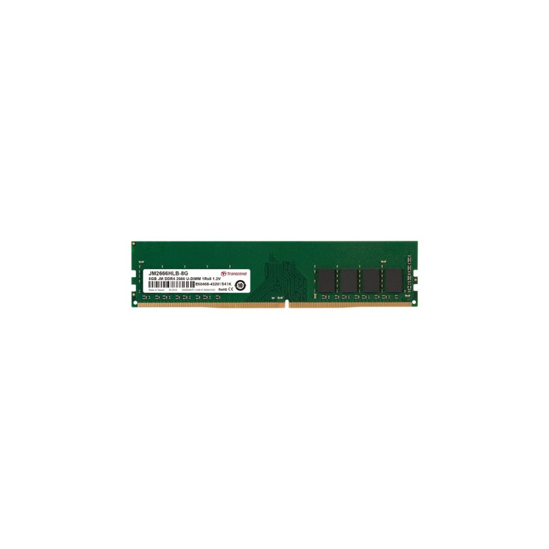 Transcend DIMM 8 GB DDR4-2666, Arbeitsspeicher(JM2666HLB-8G, JetRam)
