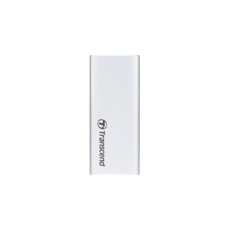 Transcend ESD240C 120 GB, Externe SSD(silber, USB-C 3.2 Gen 2 (10 Gbit/s))