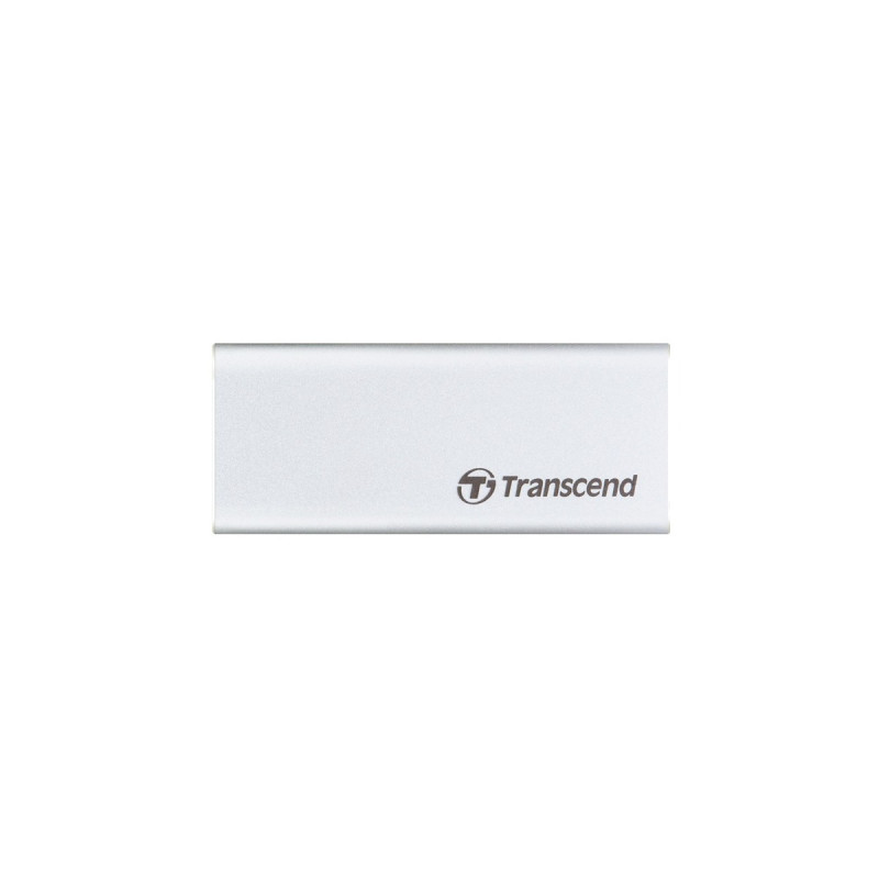 Transcend ESD240C Portable 240 GB, Externe SSD(silber, USB-C 3.2 Gen 2 (10 Gbit/s))