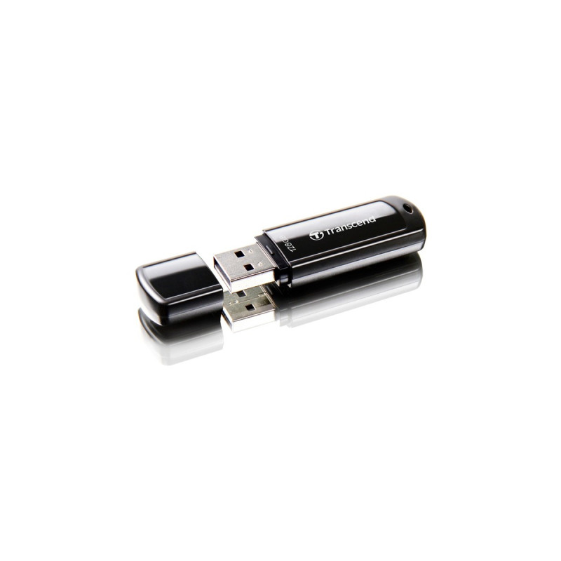 Transcend JetFlash 700 128 GB, USB-Stick(schwarz, USB-A 3.2 Gen1)