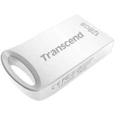 Transcend JetFlash 710S 128 GB, USB-Stick(silber, USB-A 3.2 Gen 1)