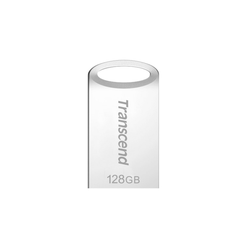 Transcend JetFlash 710S 128 GB, USB-Stick(silber, USB-A 3.2 Gen 1)
