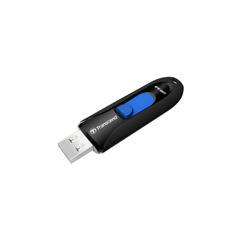 Transcend JetFlash 790K 16 GB, USB-Stick(schwarz/blau, USB-A 3.2 Gen 1)