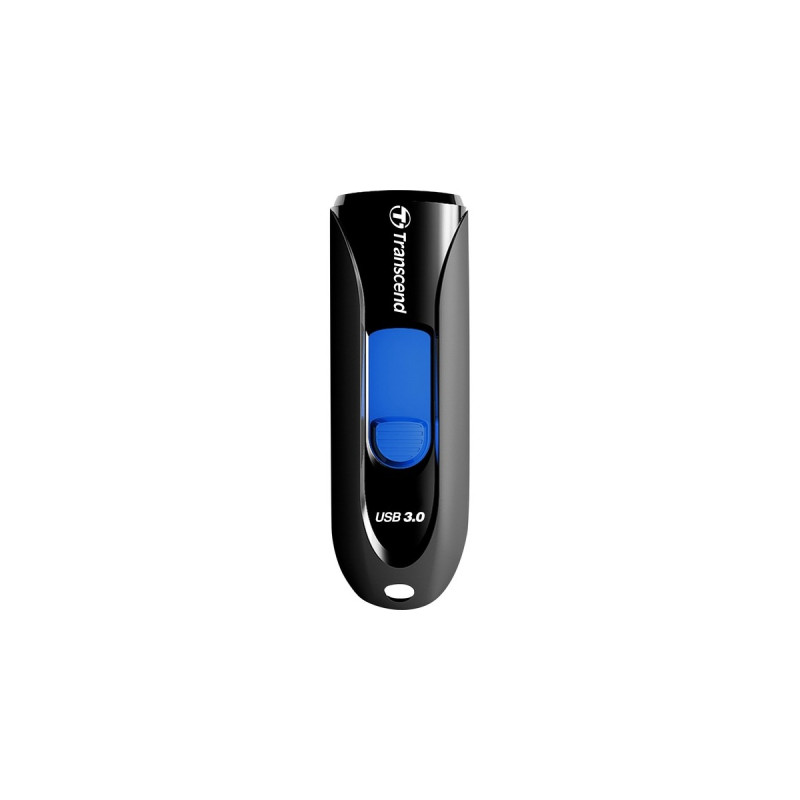 Transcend JetFlash 790K 32 GB, USB-Stick(schwarz/blau, USB-A 3.2 Gen 1)