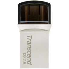 Transcend JetFlash 890 128 GB, USB-Stick(silber)