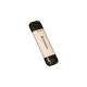 Transcend JetFlash 930C 512 GB, USB-Stick(gold/schwarz, USB-A 3.2 Gen 1, USB-C 3.2 Gen 1)