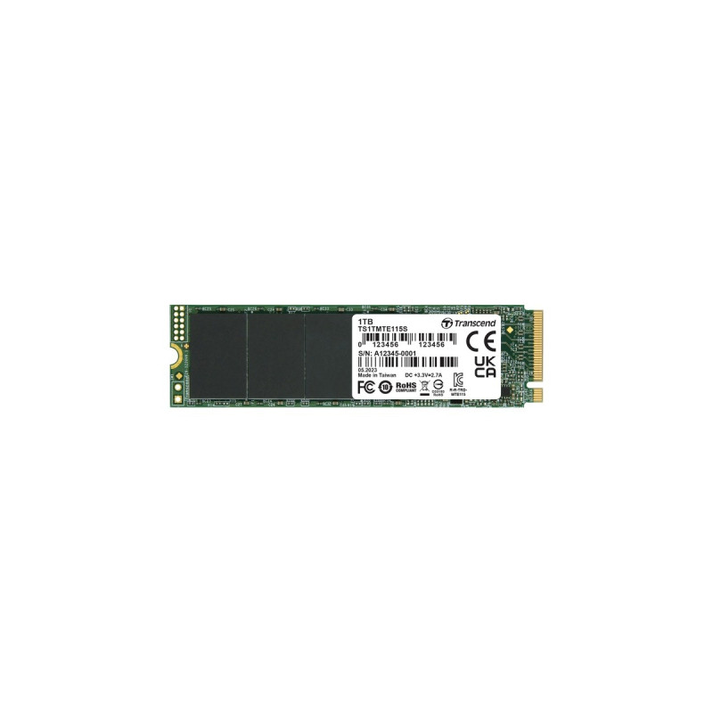 Transcend MTE115S 1 TB, SSD(PCIe 3.0 x4, NVMe, M.2 2280)