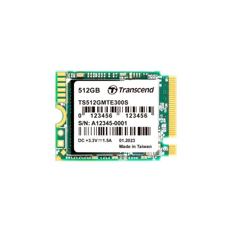 Transcend MTE300S 512 GB, SSD(PCIe 3.0 x4, NVMe, M.2 2230)