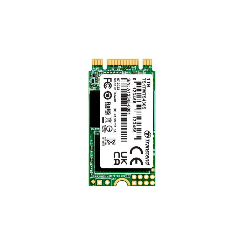 Transcend MTS430S 1TB, SSD