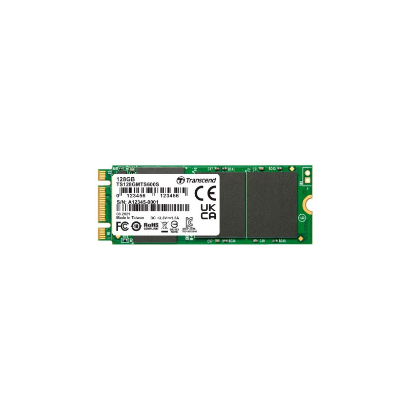 Transcend M.2 SSD 600S 128 GB(SATA 6 GB/s, M.2 2260)