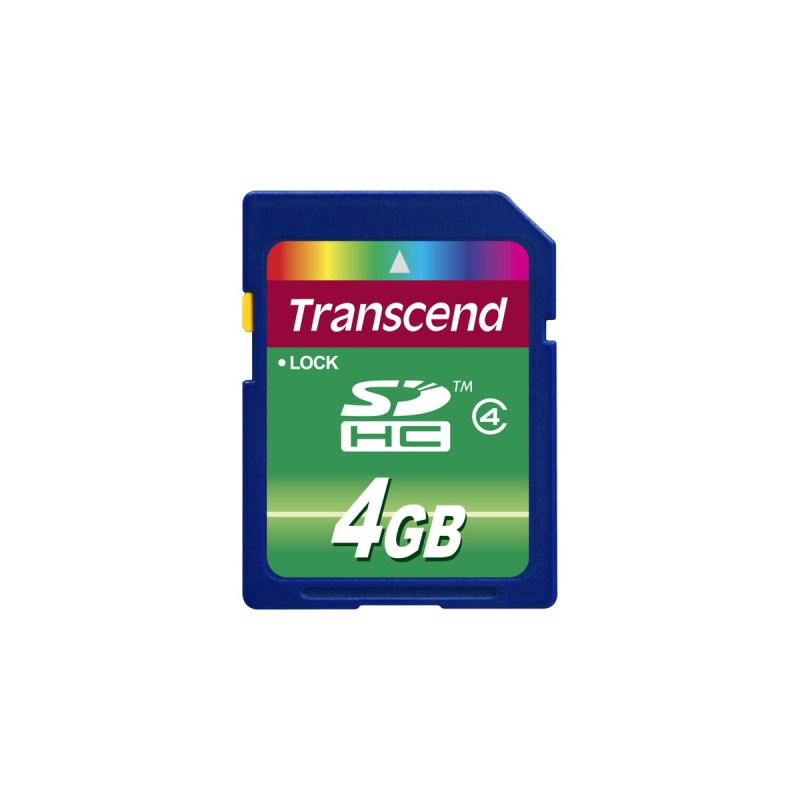 Transcend Secure Digital SDHC Card 4 GB, Speicherkarte(Class 4)