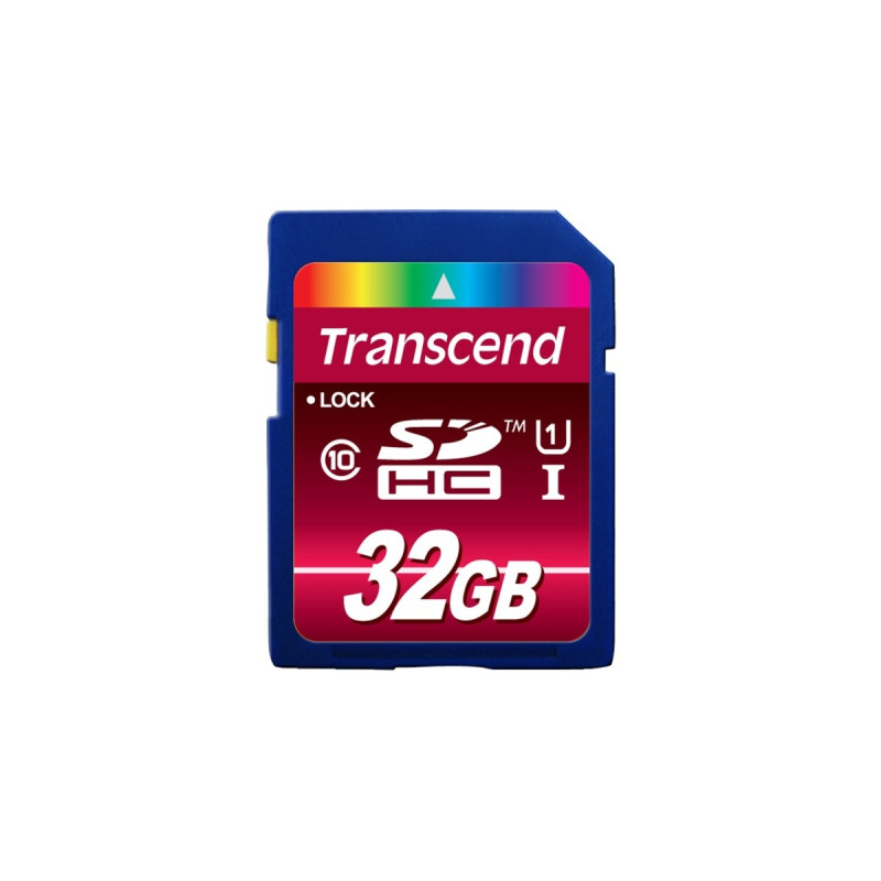 Transcend Secure Digital SDHC UHS-I 32 GB, Speicherkarte(blau, UHS-I U1, Class 10)