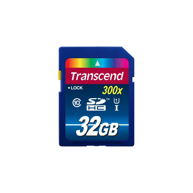 Transcend Secure Digital SDHC UHS-I 32 GB, Speicherkarte(blau, UHS-I U1, Class 10)