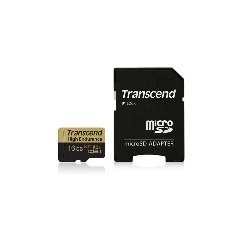 Transcend microSDHC Card 16 GB, Speicherkarte(UHS-I U1, Class 10)