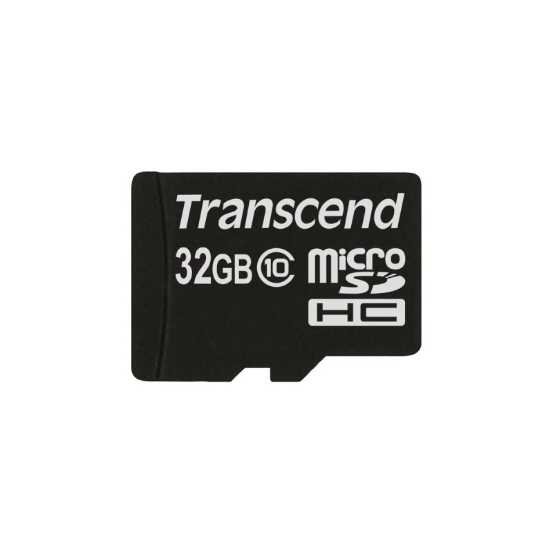 Transcend microSDHC Card 32 GB, Speicherkarte(schwarz, Class 10)