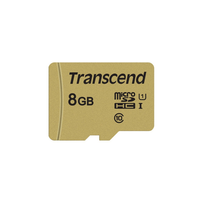Transcend microSDHC Card 8 GB, Speicherkarte(UHS-I U1, Class 10)