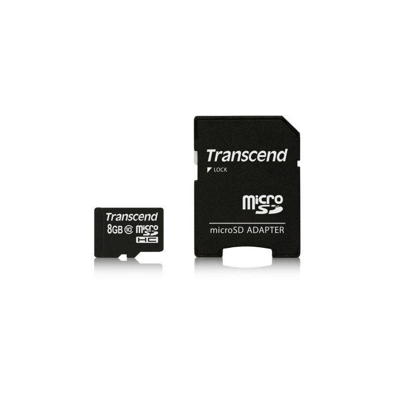 Transcend microSDHC Card 8 GB, Speicherkarte(Class 10)