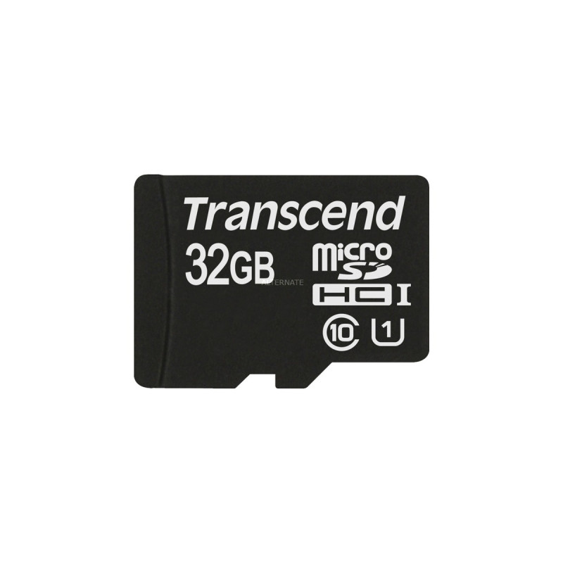 Transcend microSDHC Card UHS-I 32 GB, Speicherkarte(schwarz, UHS-I U1, Class 10)