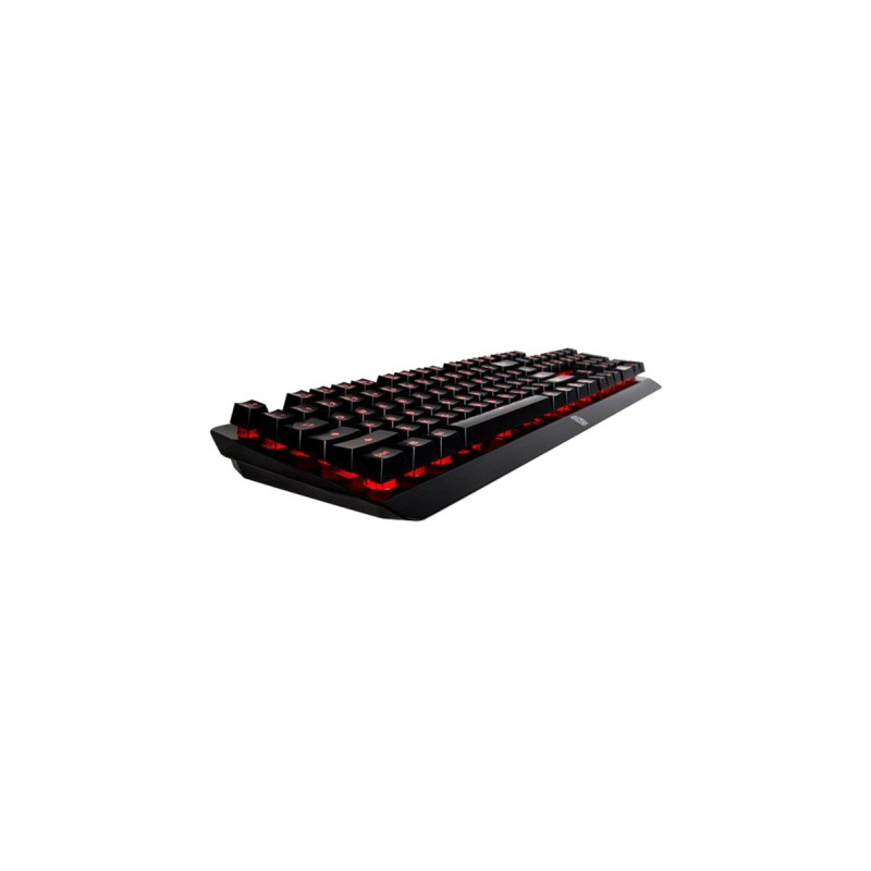 Tt eSPORTS Challenger Edge, Gaming-Tastatur(schwarz, DE-Layout, Rubberdome)