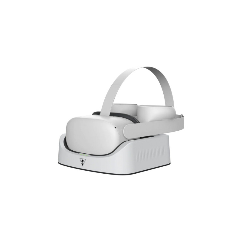 Turtle Beach Fuel Kompakte VR-Ladestation(weiß/grau, für Meta Quest 2)