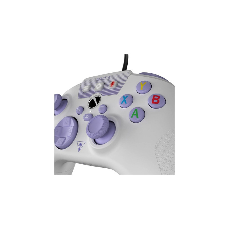 Turtle Beach REACT-R Controller, Gamepad(weiß/violett)