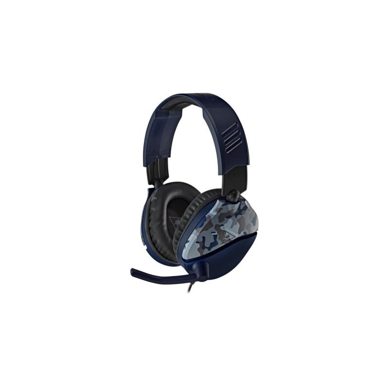 Turtle Beach Recon 70, Gaming-Headset(tarnfarben/blau, 3,5 mm Klinke)