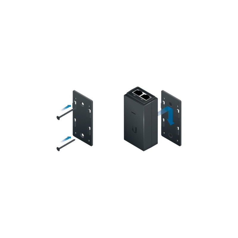 Ubiquiti PoE Injector Wall Mount Kit, Wandhalterung