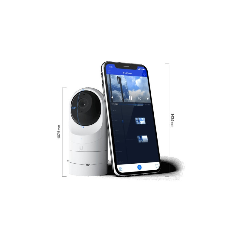 Ubiquiti UVC-G3-FLEX, Netzwerkkamera(weiß, 3er Pack)