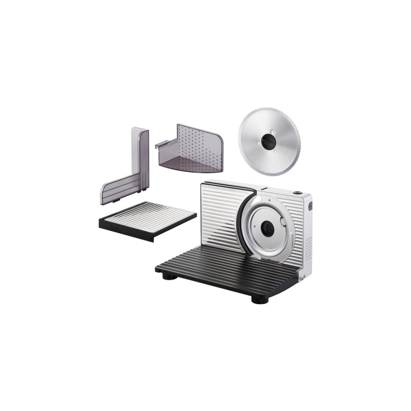 Unold Allesschneider Curve Silver(silber/schwarz, 100 Watt)