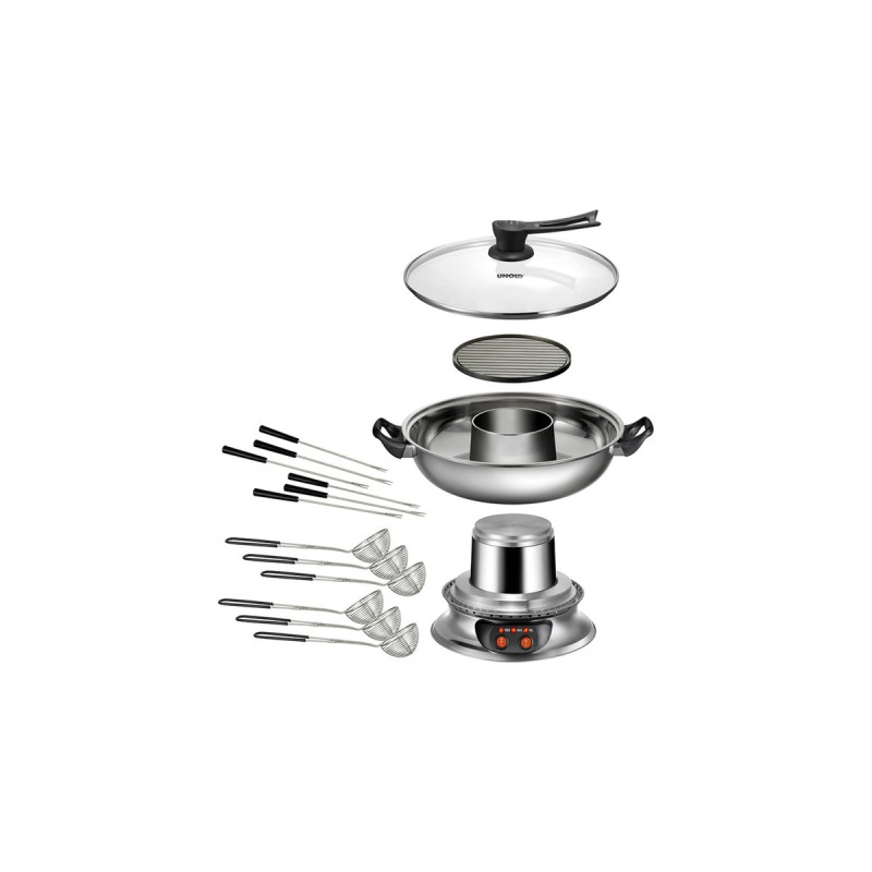 Unold Asia-Fondue 48746(edelstahl/schwarz)