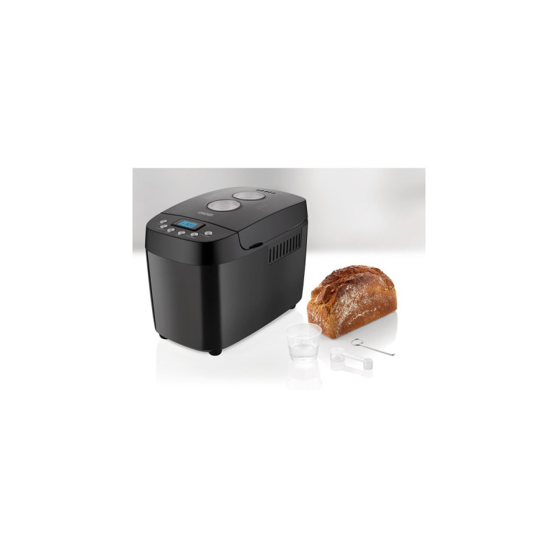 Unold Backmeister Big Black, Brotbackautomat(schwarz, 850 Watt, für Brote bis 1,5kg)