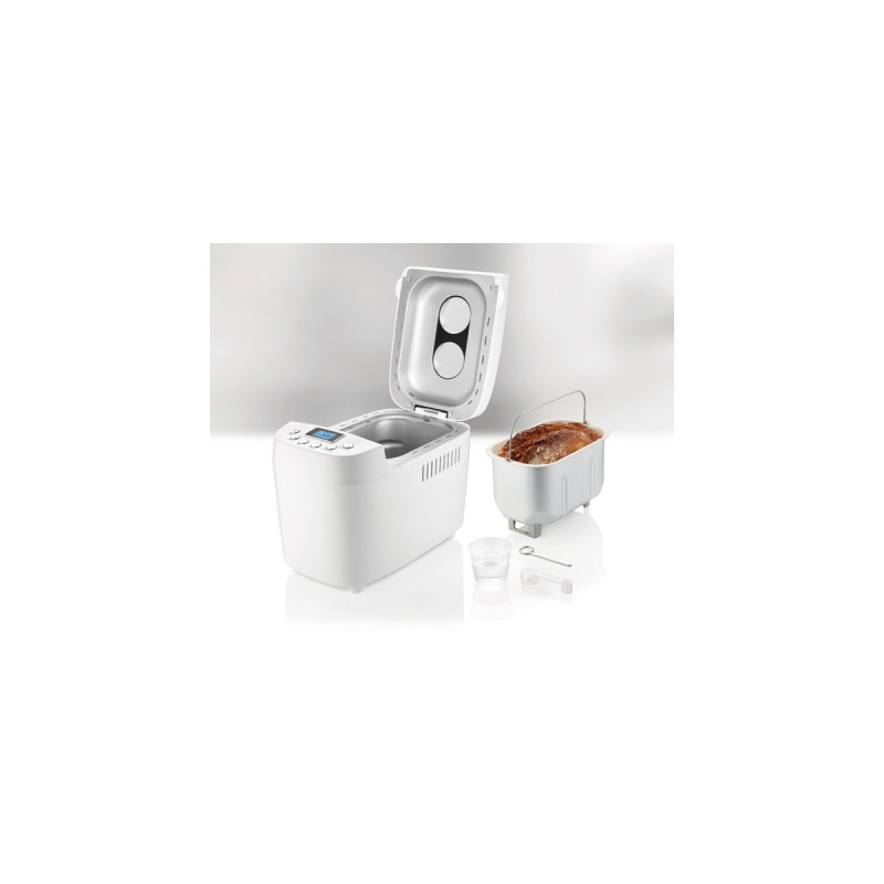 Unold Backmeister Big White, Brotbackautomat(weiß, 850 Watt, für Brote bis 1,5kg)